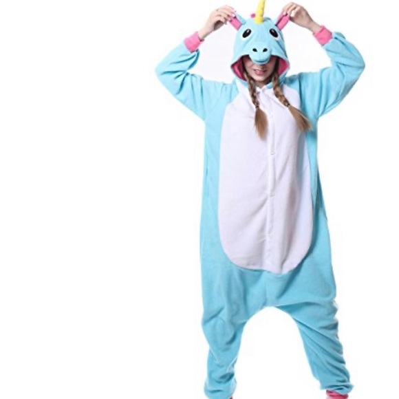 Animal Kigurumi Unicorn Cosplay Pajamas - - Picture 2 of 5